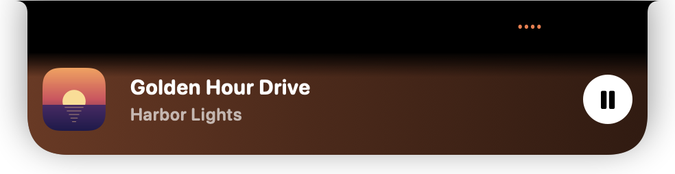 Song changed: Golden Hour Drive