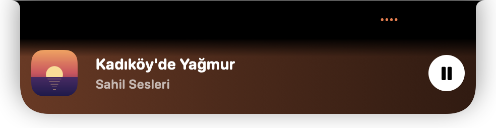 Şarkı değişti: Kadıköy'de Yağmur, Sahil Sesleri
