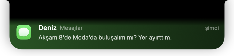 Mesajlar'dan Deniz: Akşam 8'de Moda'da buluşalım mı?